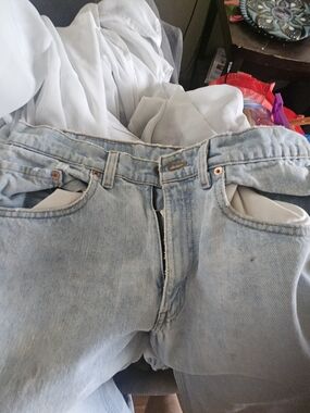 Vintage Levi's 550 Orange Tab Relaxed Fit Tapered Leg Jeans Made in USA Light
